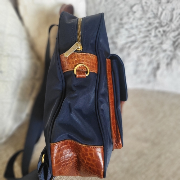 Authentic Valentino Garavani Genuine Leather Nylon Backpack Sport Rare!! main image 7